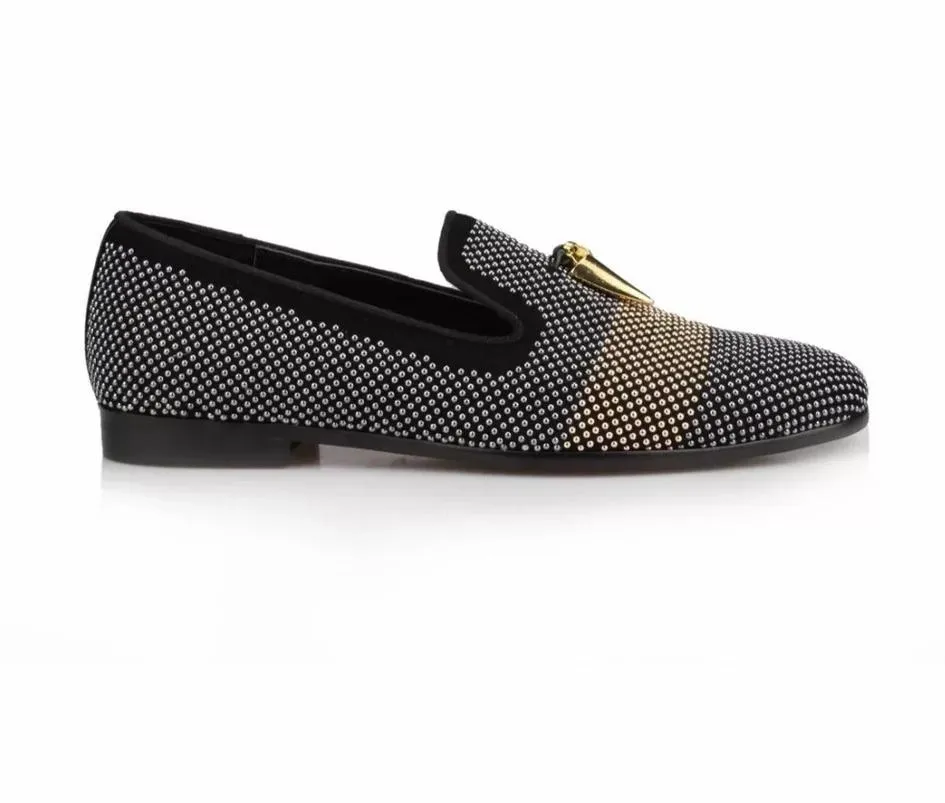 TASSEL LOAFERS CRYSTAL "STATEMENT"