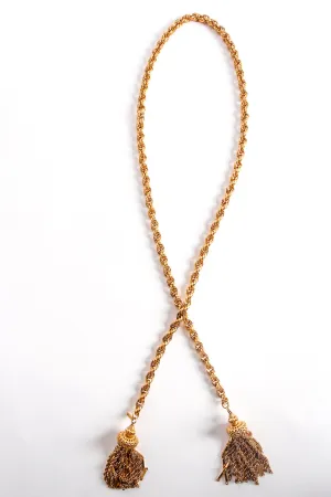 Tassel Wrap Lariat Necklace