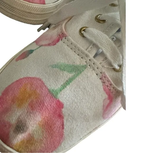 Taylor Swift x Keds Limited Edition Champion Flower Sneakers Size 7.5
