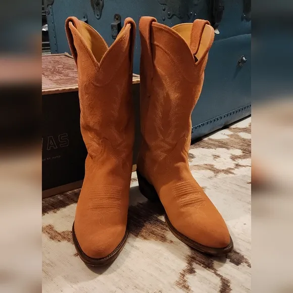 Tecovas Women's Boots The Josie Desert Rose 9B Relic Sole Gently Use   2 coozies