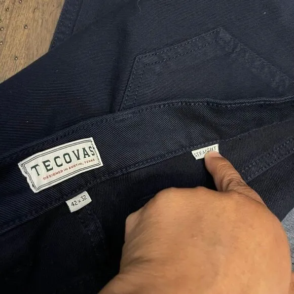 Tecovas Straight Cut Comfort Jeans In Navy 42x32