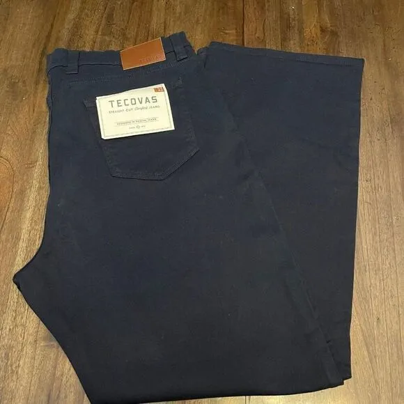 Tecovas Straight Cut Comfort Jeans In Navy 42x32