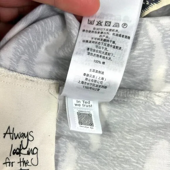 Ted Baker Annex Long Sleeve Zebra Print Shirt 3XL