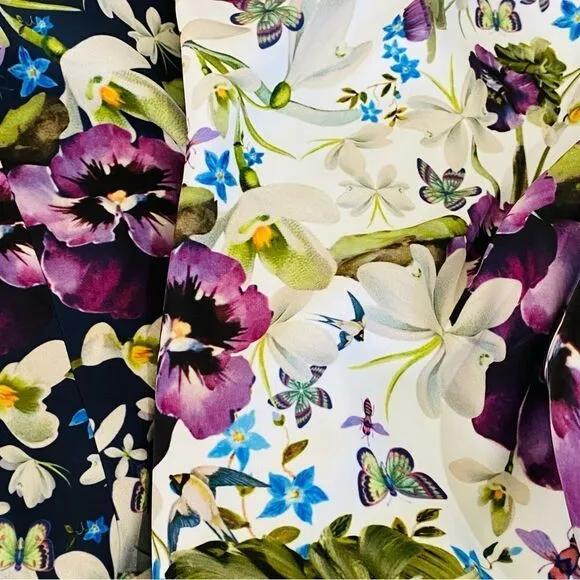 Ted Baker Entangled Enchantment Ziloh Bow Detail Maxi Dress Ted Sz 0 US 2/4 NWOT