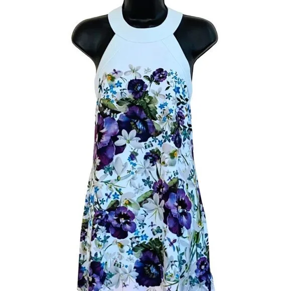 Ted Baker Entangled Enchantment Ziloh Bow Detail Maxi Dress Ted Sz 0 US 2/4 NWOT