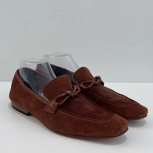 Ted Baker HOPPKEN Men’s Brown Suede Slip Ons Loafers -9