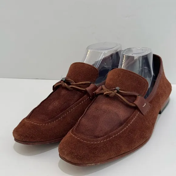 Ted Baker HOPPKEN Men’s Brown Suede Slip Ons Loafers -9