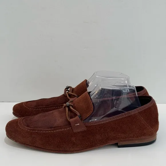 Ted Baker HOPPKEN Men’s Brown Suede Slip Ons Loafers -9