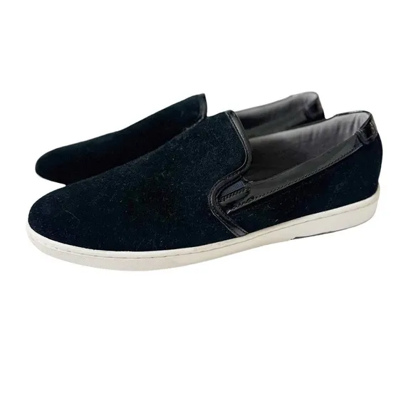 Ted Baker London Chaise Black Suede Slip On Loafers