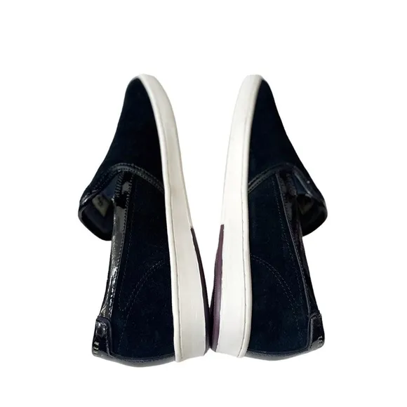 Ted Baker London Chaise Black Suede Slip On Loafers