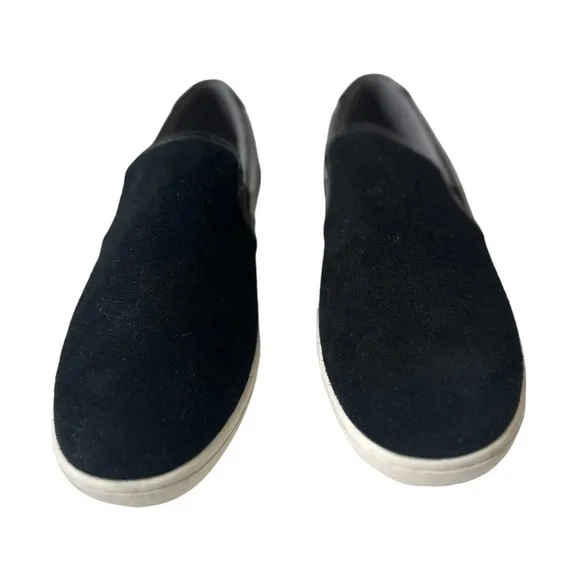 Ted Baker London Chaise Black Suede Slip On Loafers