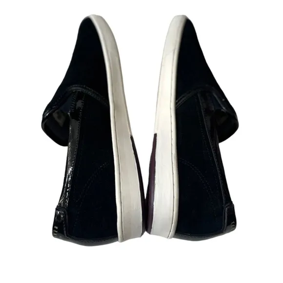 Ted Baker London Chaise Black Suede Slip On Loafers