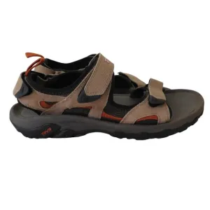 Teva Mens Katavi Outdoor Comfort Hiking Sandals Shoes sz 10 Suede Tan Brown