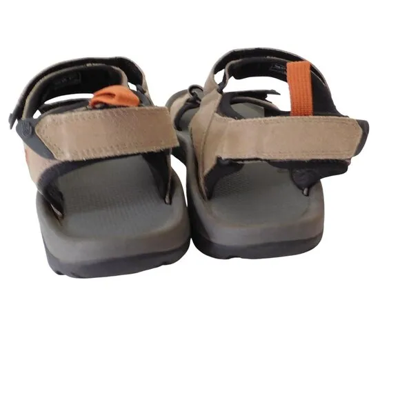 Teva Mens Katavi Outdoor Comfort Hiking Sandals Shoes sz 10 Suede Tan Brown