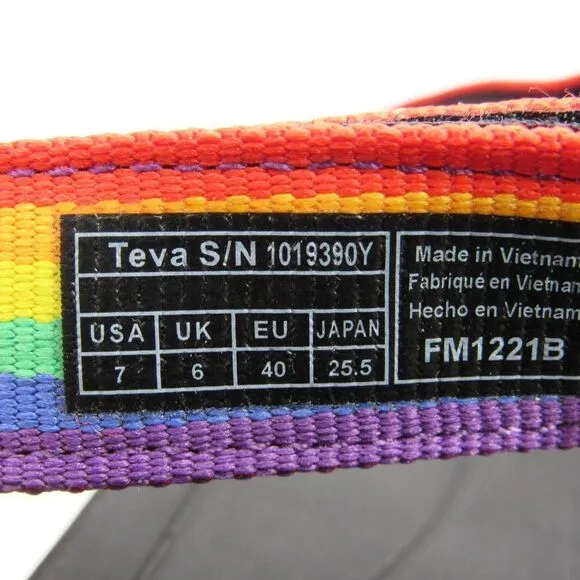 TEVA YOUTH HURRICANE XLT2 SPORT SANDALS IN MULTI SZ 7