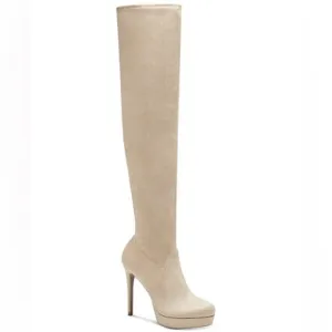 Thalia Sodi Women Medium Clarissa Over The Knee Boots, Taupe