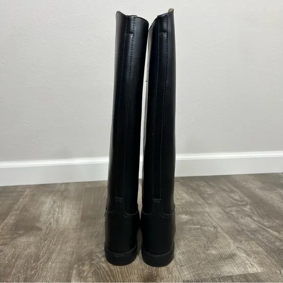 The Emerson Boot Black Equestrian Riding Dress Boots