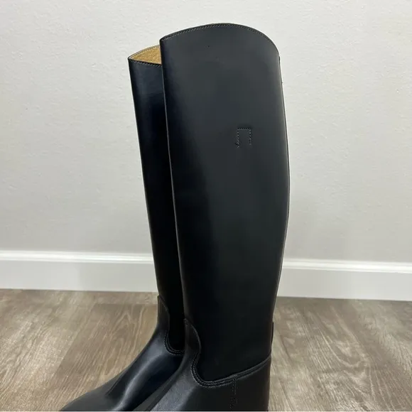 The Emerson Boot Black Equestrian Riding Dress Boots