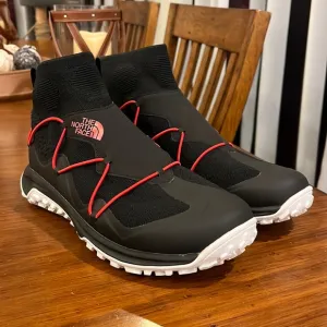 The North Face Sihl Mid Shoes Sneakers new black red Urban Explorer Mens 11.5
