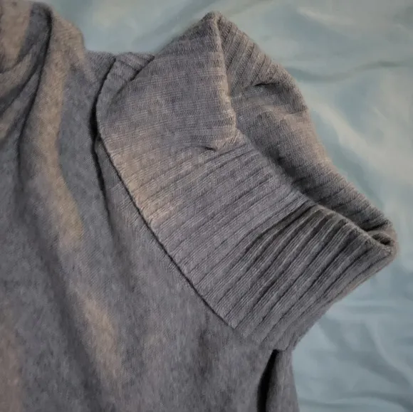 Theory 100% Cashmere Turtleneck Sweater Dress/Tunic With Wide 3/4 Sleeves, EUC!