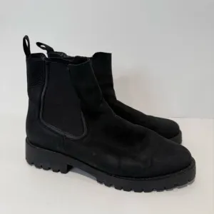 Thursday Boots Legend Everyday Pull On Chelsea Boots Leather Black Size 10.5