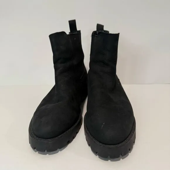 Thursday Boots Legend Everyday Pull On Chelsea Boots Leather Black Size 10.5