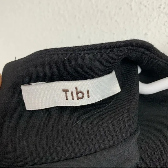 Tibi Bond Stretch Knit Fit &amp; Flare Dress