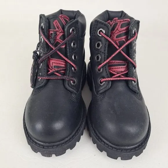 Timberland 6In Fordham TODDLER Boots Outdoors Black Leather Casual