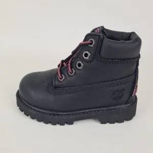 Timberland 6In Fordham TODDLER Boots Outdoors Black Leather Casual