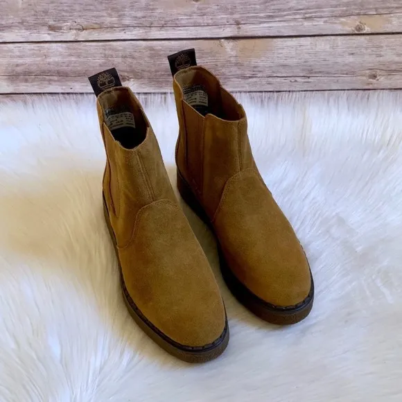 Timberland Bluebell Lane Suede Chelsea Wedge Boots