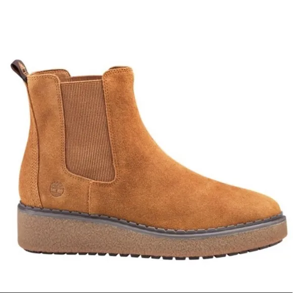 Timberland Bluebell Lane Suede Chelsea Wedge Boots