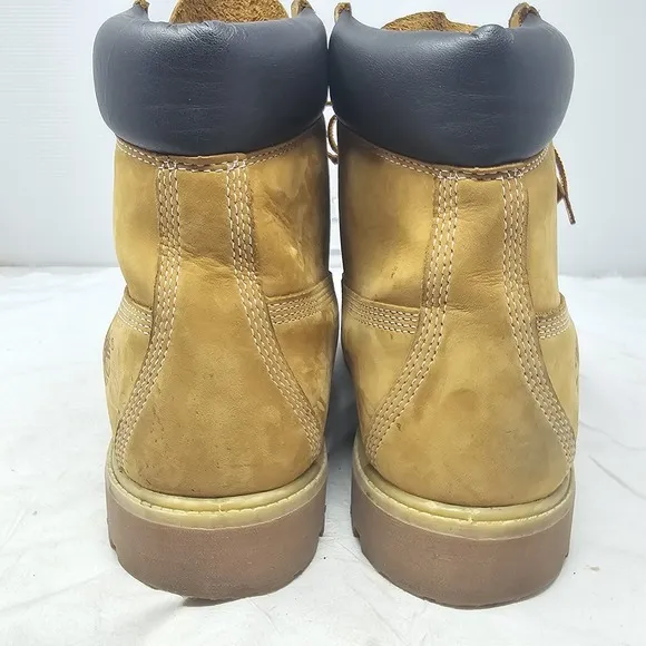 Timberland Boots  6-Inch Premium Mens Size 12M Tan Classic Outdoor A7898