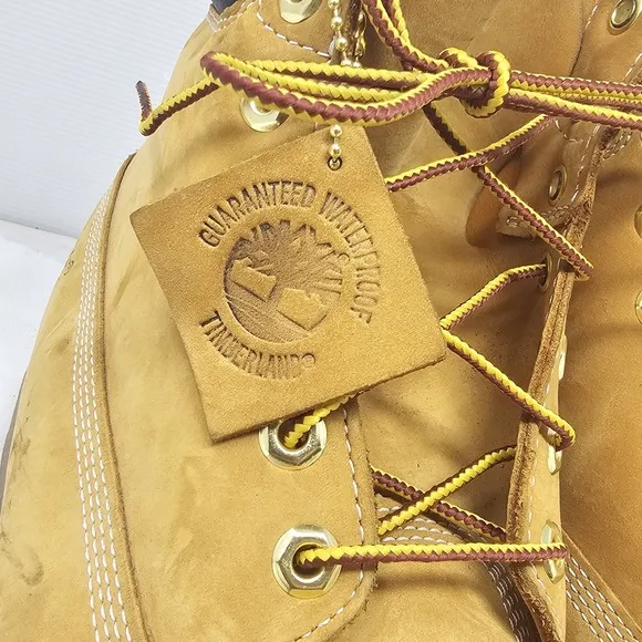 Timberland Boots  6-Inch Premium Mens Size 12M Tan Classic Outdoor A7898