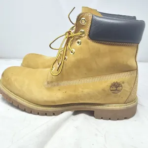 Timberland Boots  6-Inch Premium Mens Size 12M Tan Classic Outdoor A7898