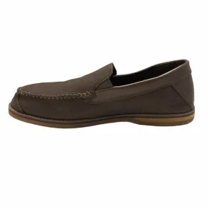Timberland Brown Leather Ortholite Slip On Loafers