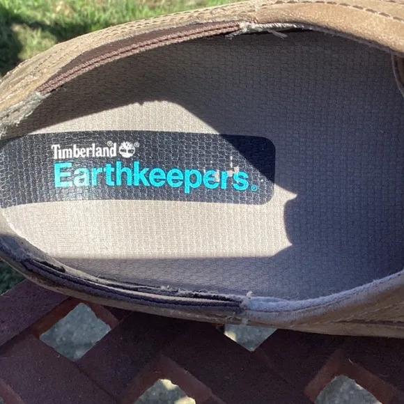 Timberland Earthkeepers Leather Non Slip Sole Lace Up Slip On Loafers