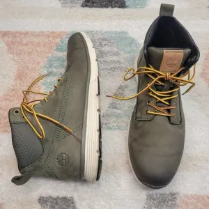 Timberland Green Suede high top shoes boots Men's size 7.5