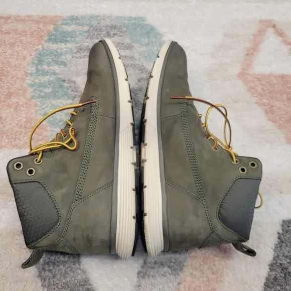 Timberland Green Suede high top shoes boots Men's size 7.5