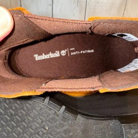 Timberland Kellis Chelsea Wedge Heeled Ankle Boots Tan Nubuck Womens 7.5