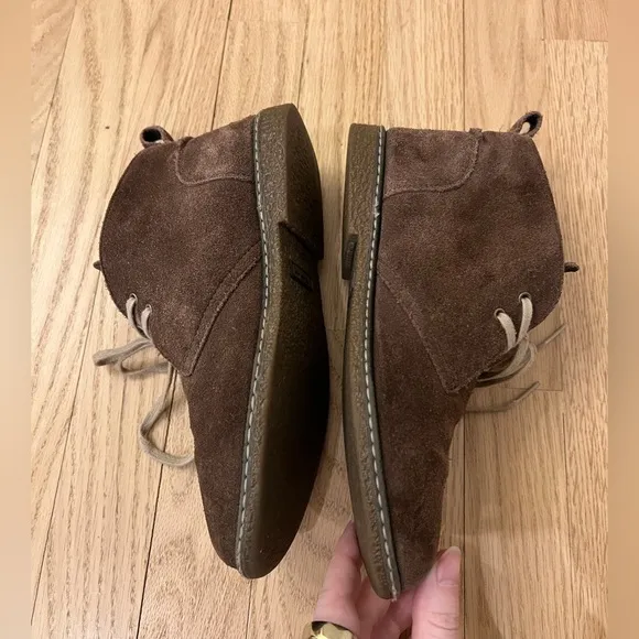 Timberland Lace Up Brown Desert Leather Chukka Boots Size 4.5