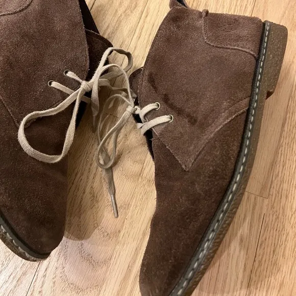 Timberland Lace Up Brown Desert Leather Chukka Boots Size 4.5