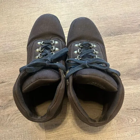 Timberland Men's Brown Hiking Boots Size 10 Lace Up Casual GUC