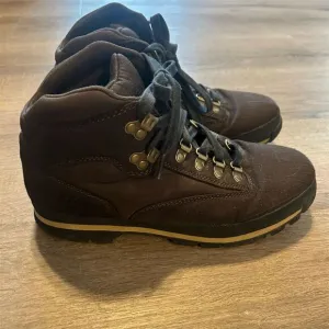 Timberland Men's Brown Hiking Boots Size 10 Lace Up Casual GUC