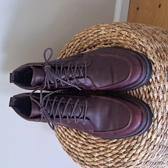 Timberland Mens Cordovan Leather Desert Boots Lace Boots Size 12