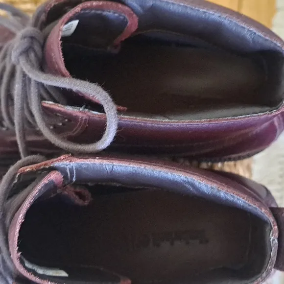Timberland Mens Cordovan Leather Desert Boots Lace Boots Size 12