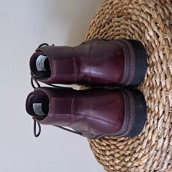 Timberland Mens Cordovan Leather Desert Boots Lace Boots Size 12