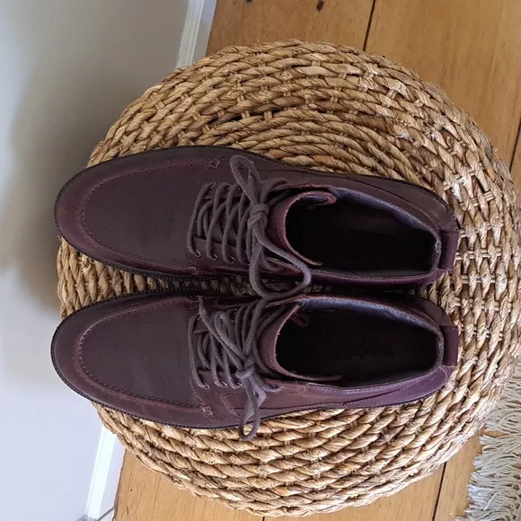 Timberland Mens Cordovan Leather Desert Boots Lace Boots Size 12