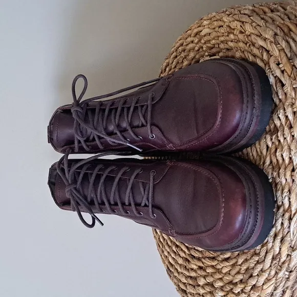 Timberland Mens Cordovan Leather Desert Boots Lace Boots Size 12