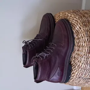 Timberland Mens Cordovan Leather Desert Boots Lace Boots Size 12