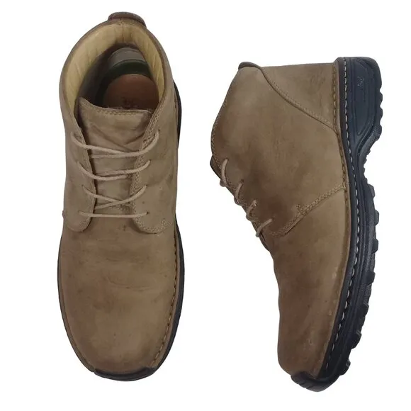 Timberland Men's Leather Ankle Beige Boots 10M